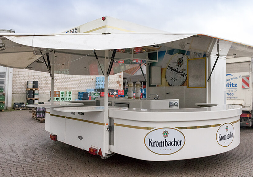 Foto des Krombacher 'Bierwagen